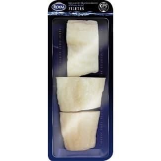 Filetes de bacalao bandeja 400 g neto escurrido - Royal