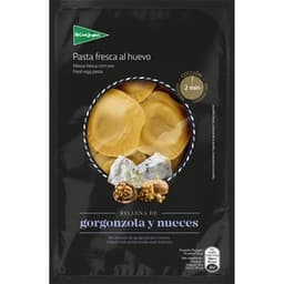 Pasta fresca soles al huevo rellena de gorgonzola y nueces envase 250 g - El Corte Ingles