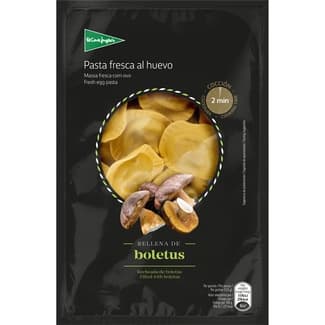 Pasta fresca soles al huevo rellena de boletus envase 250 g - El Corte Ingles