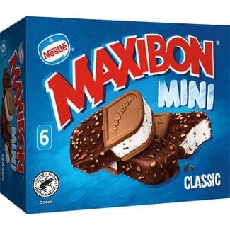 Helado Classic mini sándwich de nata 6 unidades 474 ml - Nestle Maxibon