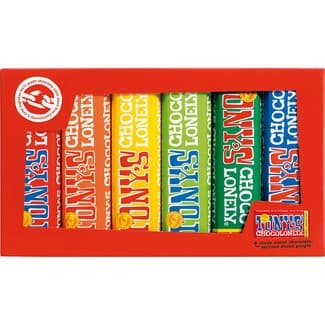 Rainbow mini tabletas de chocolate estuche 288 g - Tony's Chocolonely