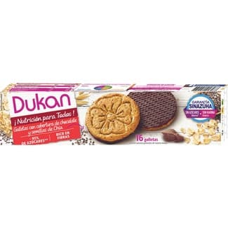 Galletas de salvado de avena con semillas de chía envase 160 g - Dukan