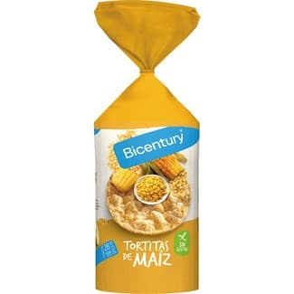 Tortitas de maíz bolsa 130 g - Bicentury