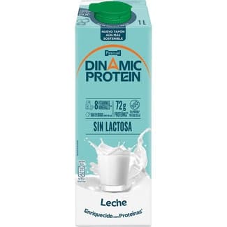 Dinamic Protein leche sin lactosa enriquecida con proteínas baja en grasa brik 1 l - Pascual