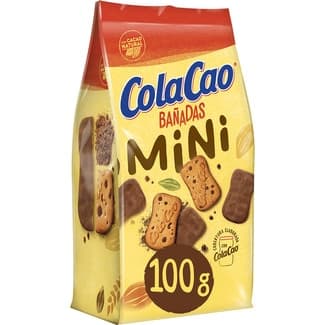 Mini galletas bañadas en chocolate bolsa 100 g - Colacao