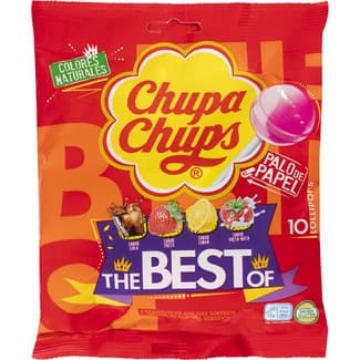 The Best of caramelos con palo surtidos sin gluten bolsa 10 unidades - Chupa Chups