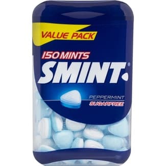 Caramelos duros sin gluten y sin azúcar sabor menta formato ahorro envase 105 g - Smint