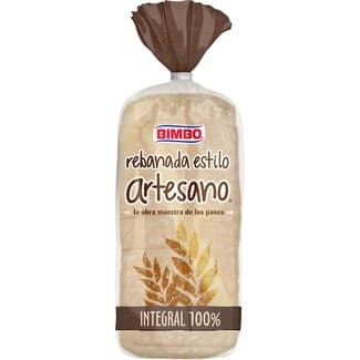 Pan de molde integral 100% paquete 500 g - Bimbo Artesano