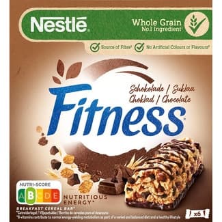 Barritas de cereales con chocolate 8 unidades estuche 141 g - Nestle Fitness