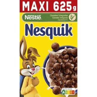 Cereales de desayuno integrales chocolateados paquete 625 g - Nestle Nesquik