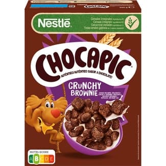 Crunchy Brownie cereales de desayuno con sabor a chocolate paquete 300 g - Nestle Chocapic