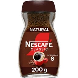 Café soluble natural frasco 200 g - Nescafe Classic