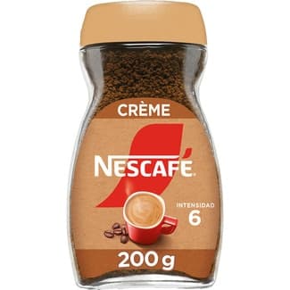 Café soluble intensidad 6 frasco 200 g - Nescafe Creme