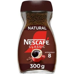 Café soluble natural intensidad 8 frasco 300 g - Nescafe Classic