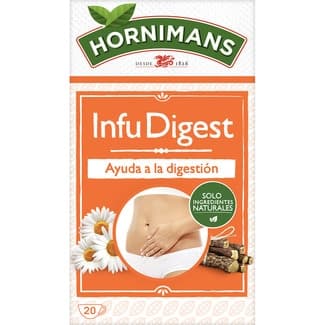 Infudigest infusión de manzanilla, regaliz y menta estuche 20 bolsitas - Hornimans