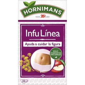 Infulínea infusión con malva, hinojo, saúco y manzana estuche 20 bolsitas - Hornimans