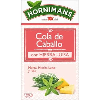 Infusión de cola de caballo, menta, hierba luisa y piña estuche 20 bolsitas - Hornimans