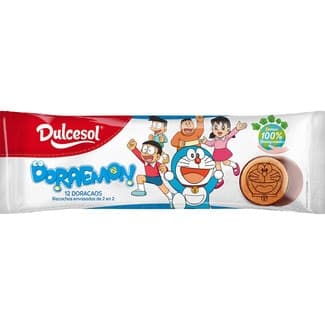 Doraemon doracaos bizcochos rellenos de chocolate envasados de 2 en  2 paquete 180 g - Dulcesol