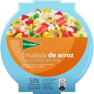 Ensalada de arroz con palitos de mar bol 240 g - El Corte Ingles