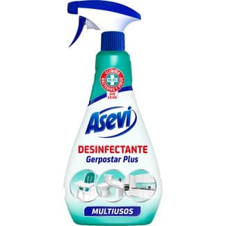 Desinfectante multiusos para todas las superficies sin lejía pistola 750 ml - Asevi
