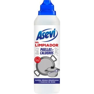 Limpiador en gel para paellas y calderos botella 500 ml - Asevi