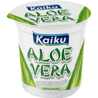 Yogur natural cremoso con trocitos de aloe vera envase 150 g - Kaiku