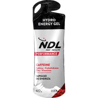 Perfomance gel energético con cafeína, carbohidratos, zinc y vitaminas sabor cola sobre 60 g - Ndl Pro-health