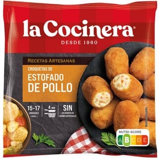 Croquetas de estofado de pollo bolsa 500 g - La Cocinera Recetas Artesanas