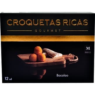 Gourmet croquetas de bacalao 100% caseras estuche 300 g - Croquetas Ricas