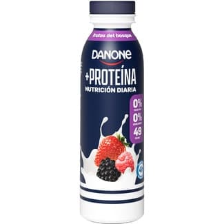 Protein yogur líquido con proteínas con frutos rojos desnatado 0% m.g 0% azúcares añadidos botella 270 ml - Danone