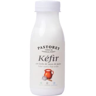 Kéfir sabor suave natural con leche de vacas de pasto botella 250 g - Pastoret