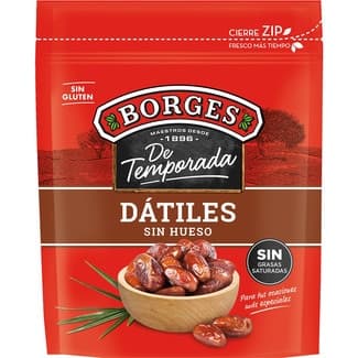 Dátiles sin hueso sin gluten bolsa 200 g - Borges