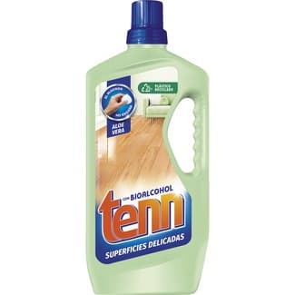 Limpiador con bioalcohol Aloe Vera para superficies delicadas botella 1,3 l - Tenn