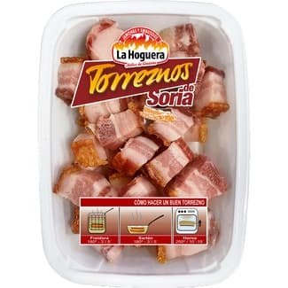 Torrezno de Soria en dados envase 200 g - La Hoguera
