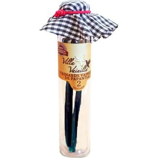 Vainas de vainilla de Papantla tubo 2 unidades - Villa Vainilla