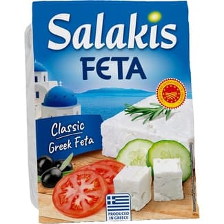 Queso griego feta mezcla elaborado con leche pasteurizada DOP envase 150 g - Salakis