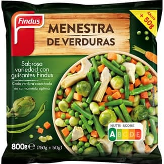 Menestra de verduras bolsa 800 g - Findus