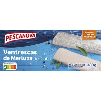 Ventresca de merluza estuche 400 g neto escurrido - Pescanova