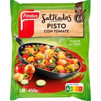 Tradicionales pisto con tomate 2 raciones bolsa 450 g - Findus