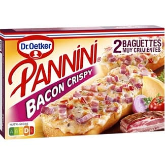 Bacon crispy 2 baguettes estuche 250 g - Dr.oetker Pannini