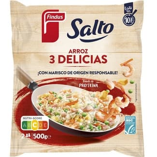 Arroz 3 delicias tradicional bolsa 500 g - Findus