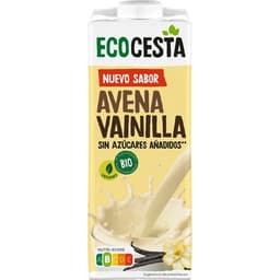 Bebida de avena y vainilla ecológica sin azúcares añadidos y vegana brik 1 l - Ecocesta