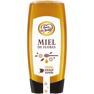 Miel de flores con antigoteo 100% origen España bote 740 kg - Luna De Miel