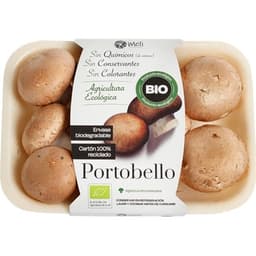 Champiñón Portobello ecológico bandeja 200 g - Meli
