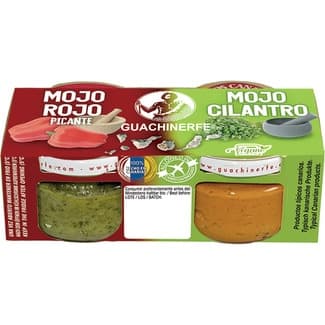 Mojo rojo picante y cilantro pack 2 frasco 110 g - Guachinerfe