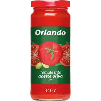 Tomate frito en aceite de oliva virgen extra sin gluten frasco 340 g - Orlando