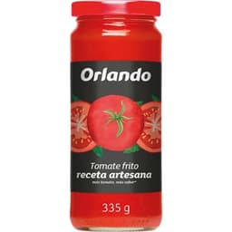 Tomate frito receta artesana sin gluten frasco 335 g - Orlando