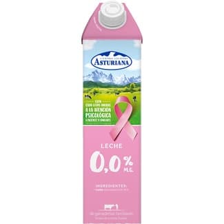 Leche desnatada 0,0% Materia Grasa brik 1 l - Asturiana