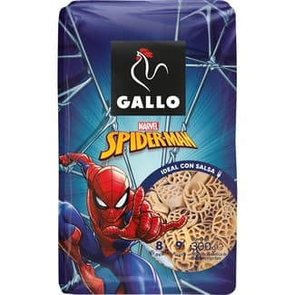 Pasta Spiderman Marvel ideal con salsa paquete 300 g - Gallo