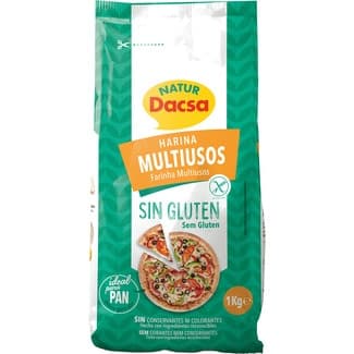 Harina multiusos sin gluten bolsa 1 kg - Natur Dacsa